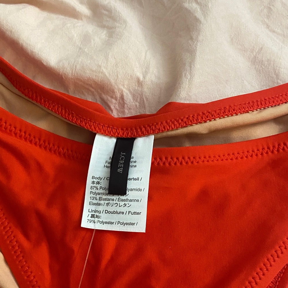 J crew 1989 Vibrant Red Bikini Bottom - Picture 3 of 4